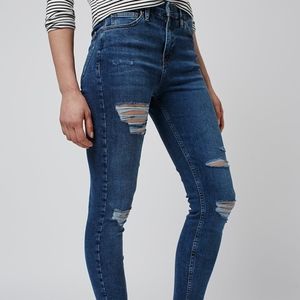 Topshop MOTO Super Rip Jamie Jeans